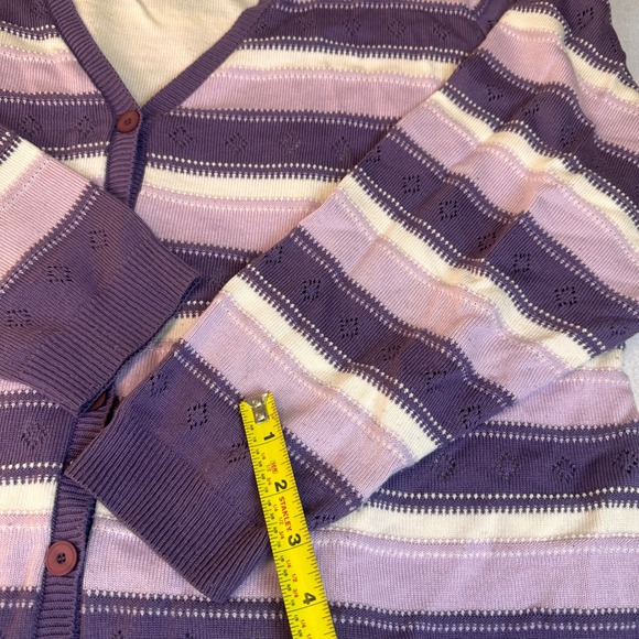 Alfred Dunner Cardigan Sweater Womens Size 3X Acrylic Casual Cozy See Details - Picture 7 of 8